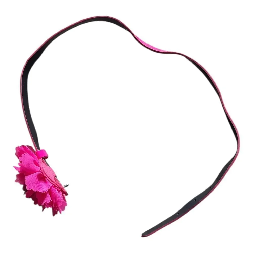 Charming Pink Floral Kids Belt